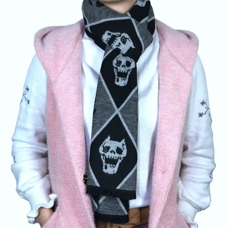 Anime JoJo's Bizarre Adventure KILLER QUEEN Cosplay Costume Scarves Neckerchief Warm