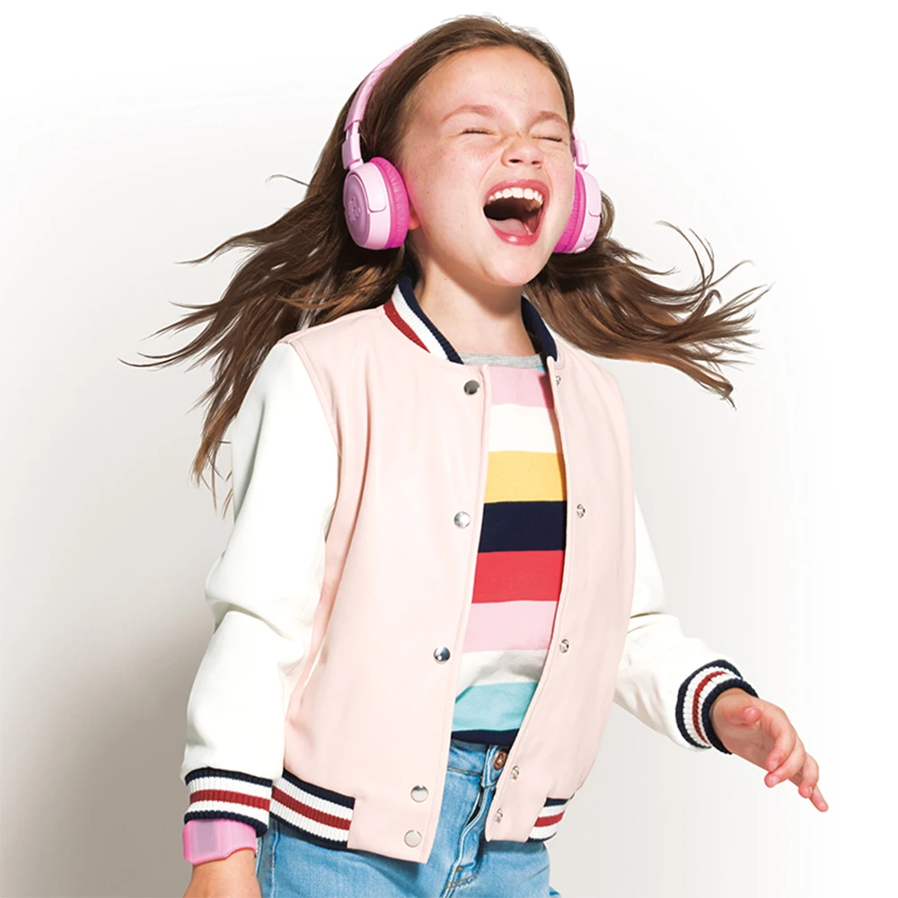 Original JBL JR300BT Wireless Bluetooth Headphones for Kids Childrens Headset with JBL Safe Sound Earphone Sport Music Headset