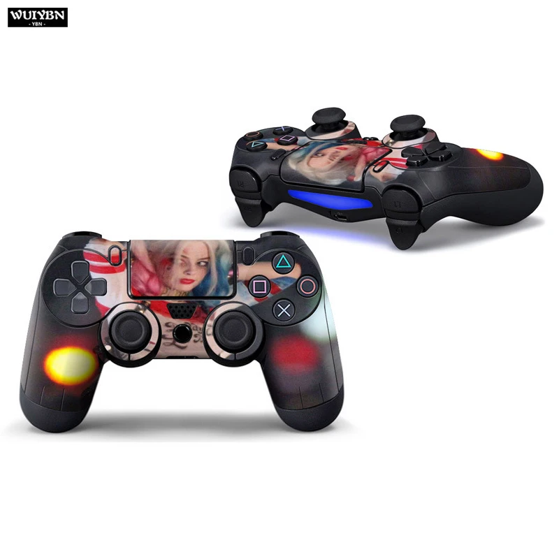 WUIYBN PS4 наклейка тонкий геймпад для PS4 контроллер SONY Dualshock 4 Playstation 4 аксессуары контроллер наклейка КОЖА - Цвет: Color 3