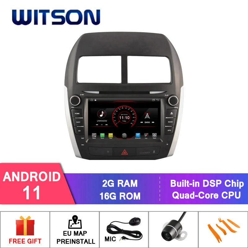 Автомагнитола WITSON на Android 11 2 + 16 ГБ для MITSUBISHI ASX | Автомобили и мотоциклы