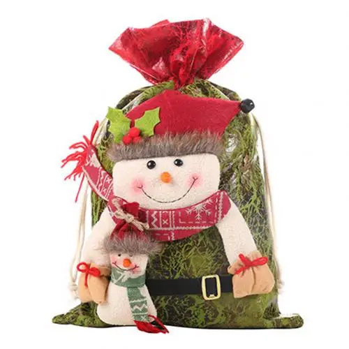 Рождественский Подарочный пакет - Цвет: Snowman
