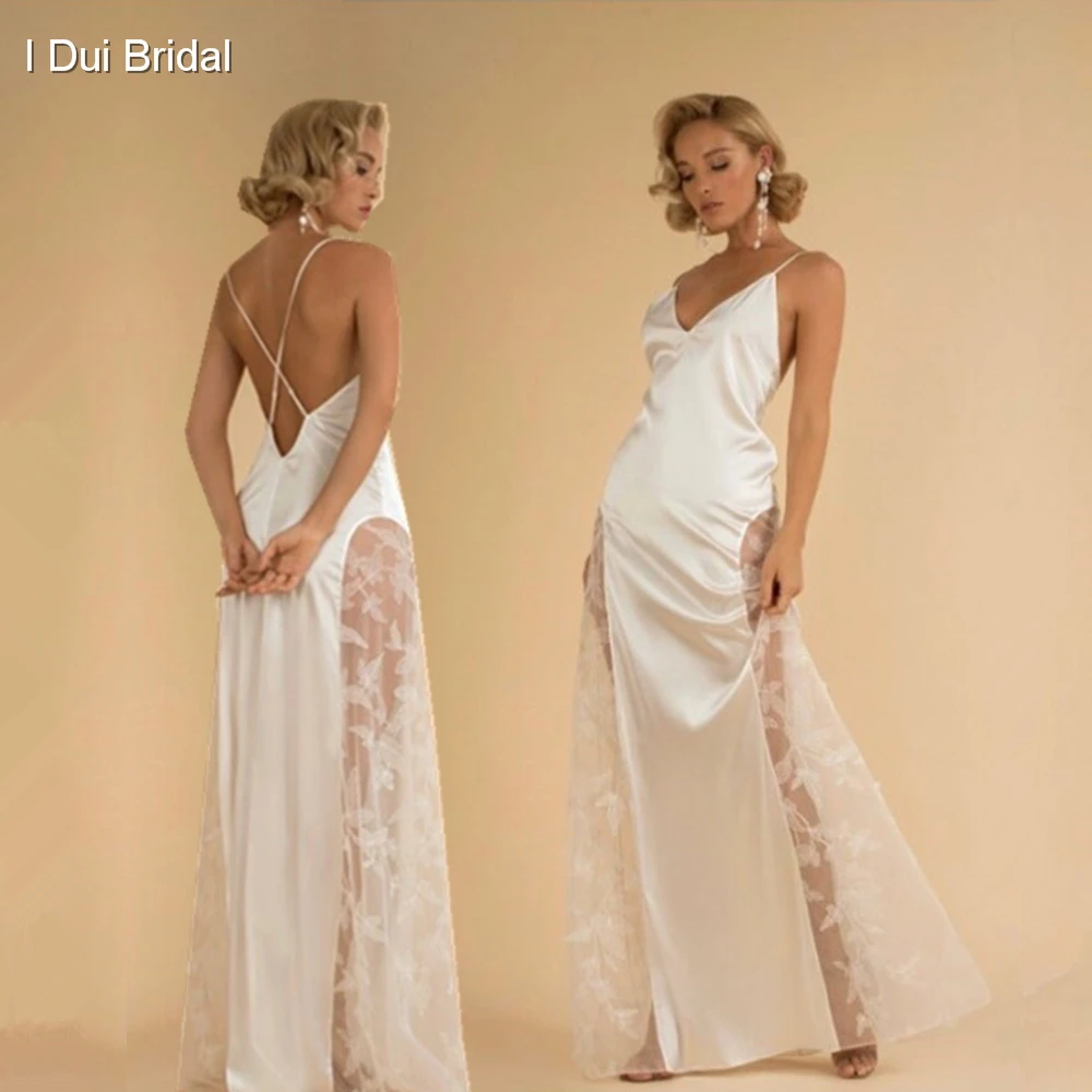 Slip dress wedding gown Clearance
