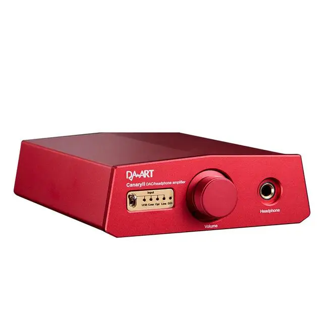 Yulong Canary II ESS9038Q2M DSD512 PCM768KHz CanaryII DAC декодирование усилитель для наушников - Цвет: red