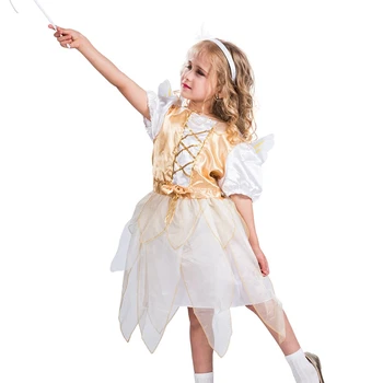 

White Girls Kids Dress Halloween Costume Fantasy Book Childs Material Item Type Source Characters Woodland Fairy Fancy Fantasy