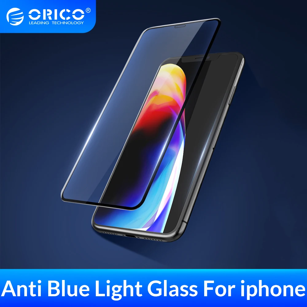 Защитное стекло ORICO для iphone X XS с защитой от синего света 3D полностью изогнутое