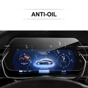 

For Tesla Model S Model X Car Dashboard Tempered Glass Flim Screen Protector Navigation Protection car accessories