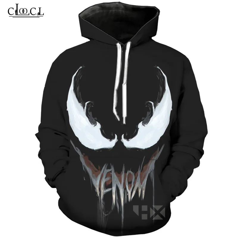 

2019 Cosplay Venom T Shirt 3D Print T-Shirts Men Summer Clothes Hoodie Sweatshirts Male Female Plus Size Tshirt Long Sleeve Tops