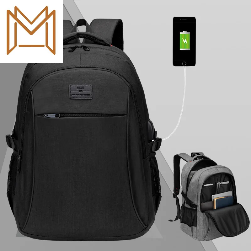 

Both Shoulders Package Male Outdoor Sport Computer Charge Backpack Leisure Time Backpack