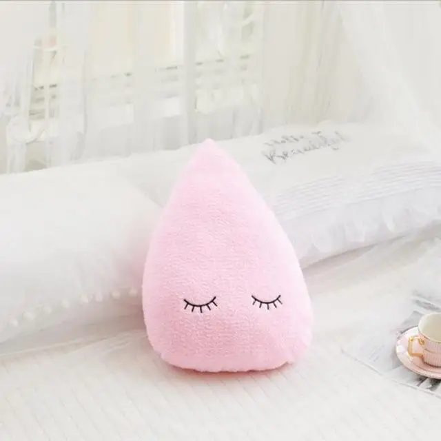 New Stuffed Cloud Moon Star Raindrop Plush Pillow Soft Cushion Cloud Stuffed Plush Toys For Children Baby Kids Pillow Girl Gift - Color: K