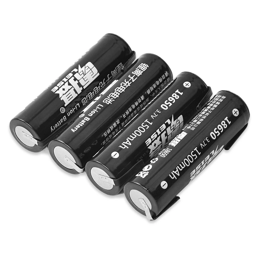 Leise 18650 1500 mah 3,7 V литий-ионная аккумуляторная батарея с сваркой никель листовые батареи для DIY power Bank