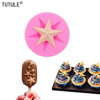 

Stars Silicone Mold,Big Lone Star Silicone Chocolate Resin Polymer Clay Mold, Flexible Mold,Cake ice cream decorative mould
