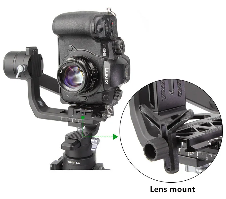 DJI Ronin SC стабилизатор l-типа Вертикальная БЫСТРОРАЗЪЕМНАЯ плата SLR микро Штатив для одной камеры Универсальный