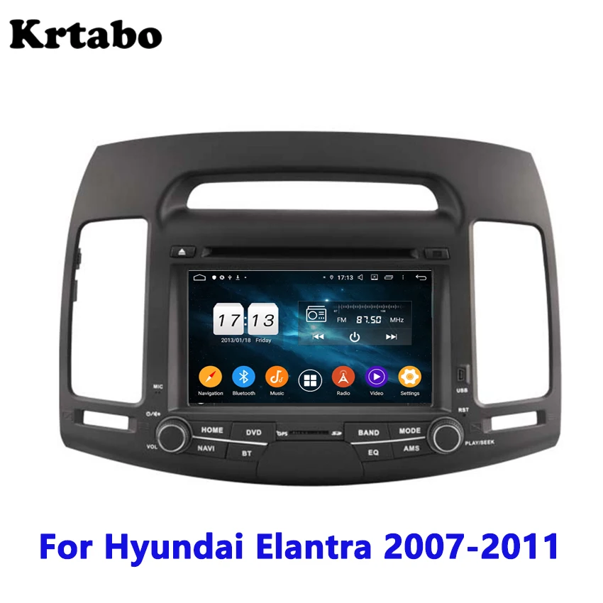 Для hyundai Elantra 2007 2008 2009 2010 2011 Автомобильный мультимедийный dvd Радио магнитофон автомобильный DVD gps навигация стерео плеер