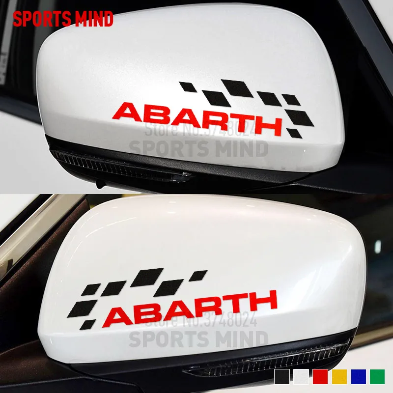 Original Abarth 3D-Aufkleber Für FIAT Punto Evo - Offizielles Zubehör Aus Italien