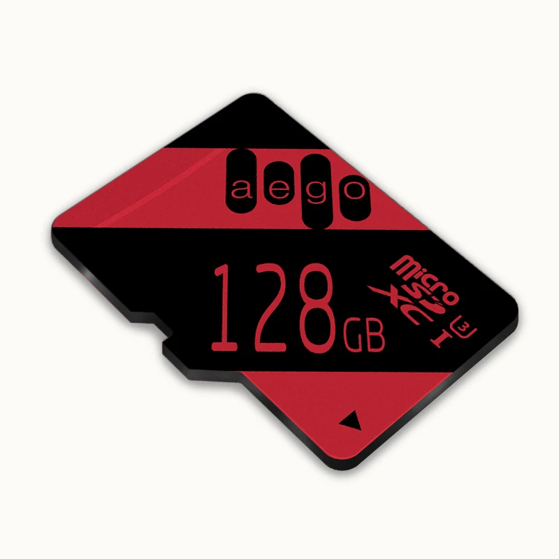 Карта памяти AEGO 256 128 64 32 16ГБ Class 10 U3 microSDHC UHS-I(без адаптер