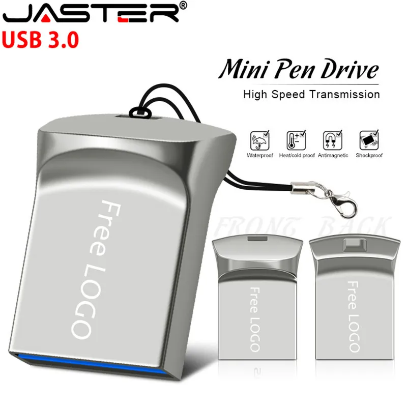 

JASTER USB 3.0 New flash disk ultra mini USB flash drive memory stick pen drive 4G 16GB 32GB 64GB Pendrive flash drive with rope