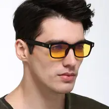 Мужские wo мужские блокировочные очки, лучевые очки, очки ночного видения, желтые защитные очки для экрана