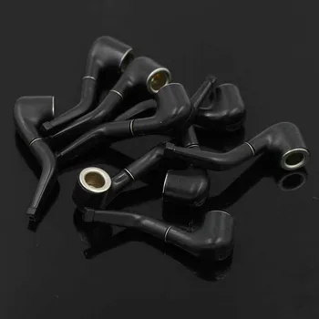 

1pcs All Black Pipe Cigarette Accessory Cleanable Reusable Smoke Filter Circulating Type Metal Filter Tip