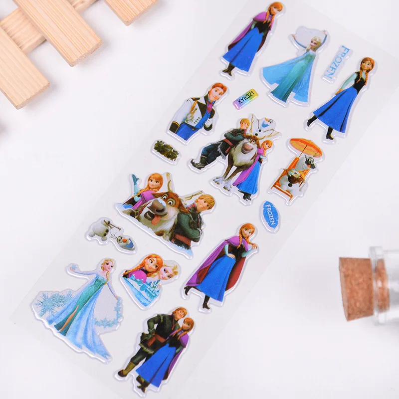 6 12 шт. Disney с героинями мультфильма Холодное сердце принцессами Эльзой и Анной