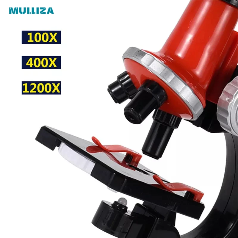 

HD 1200 times microscope toy set primary school bioscience experiment portable children's educational gift