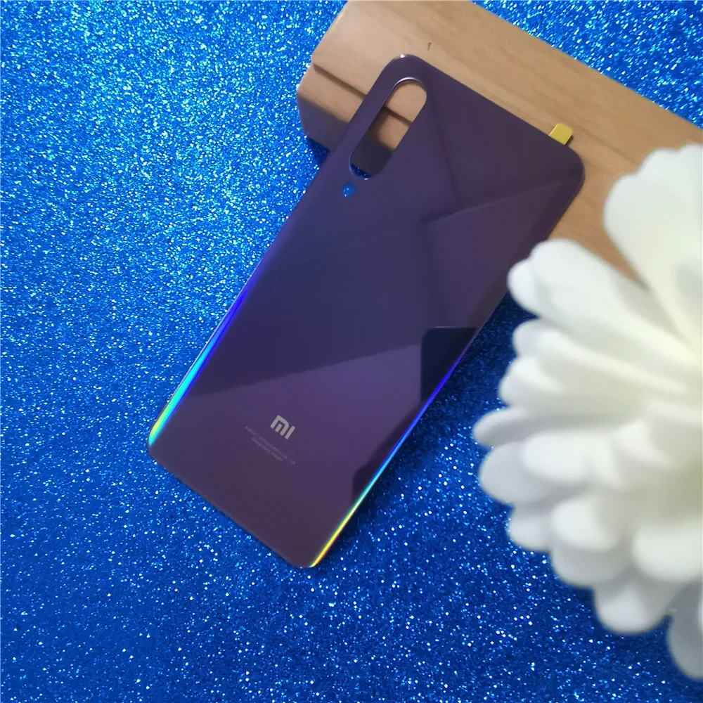 Xiao mi 9 корпус для Xiaomi mi 9 mi 9 батарейный отсек для дверей Стекло mi 9 SE mi 9 SE аккумулятор задняя крышка Запасные части для мобильного телефона