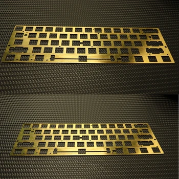 

Mechanical Keyboard CNC Brass Drawing Concurrence Positioning Plate for GH60 GK61 Pcb 60% Keyboard DIY