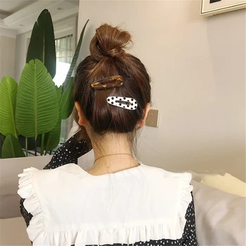

Amber Acetic Acid Duckbill Clip Wave Point Trendy Simple Hair Clip Side Clips Fashion Hair Pin Barrette Hair Accessories