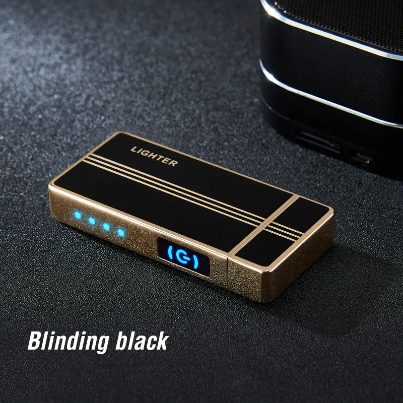 Фирменная Новинка, двойная дуговая зажигалка, USB электрическая плазменная дуговая зажигалка, новинка, Пальчиковое зажигание, дымовые зажигалки, мужской подарок