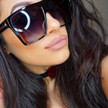 Винтажные Квадратные Солнцезащитные очки для женщин Роскошные дизайнерские солнцезащитные очки оттенки зеркальные черные линзы модные очки UV400