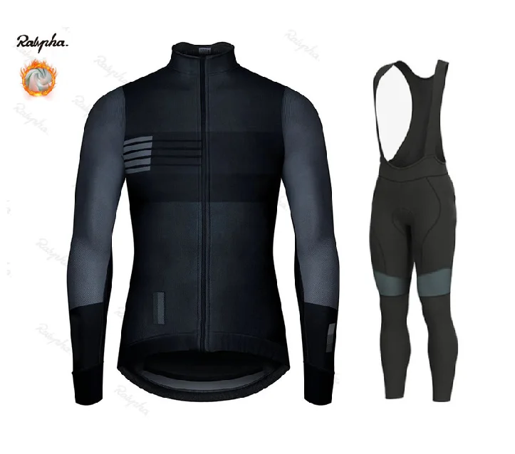 Long sleeve Suit 4 Raphaing велосипедный сервис осень и зима велосипедный сервис Ropa Ciclismo Мужская дышащая Джерси профессиональная команда тренировочная майка - Цвет: Long sleeve Suit 4