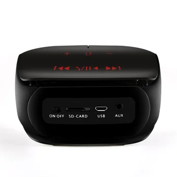 

New Portable Wireless Bluetooth Speaker Subwoofer Music Speakers Stereo Surround Sound Computer Speaker Support USB AUX SD Card