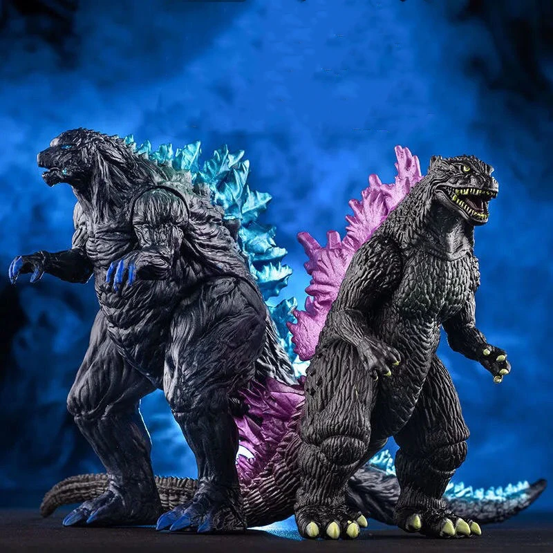 Большая пластиковая фигурка Godzilla модель монстра из ПВХ игрушка ручной работы