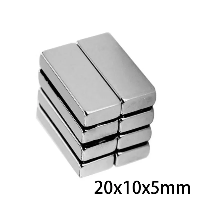 10/20/30/50/100pcs 25x10x5 Strong Neodymium Magnet Thickness 5mm Block Permanent Magnets 25x10x5mm Powerful Magnetic 25*10*5 mm