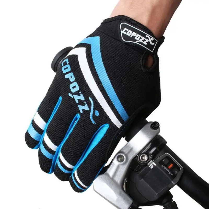 Велосипедные перчатки на весь палец с сенсорным экраном силиконовые противоударные дышащие велосипедные MTB спортивные перчатки для мужчин и женщин