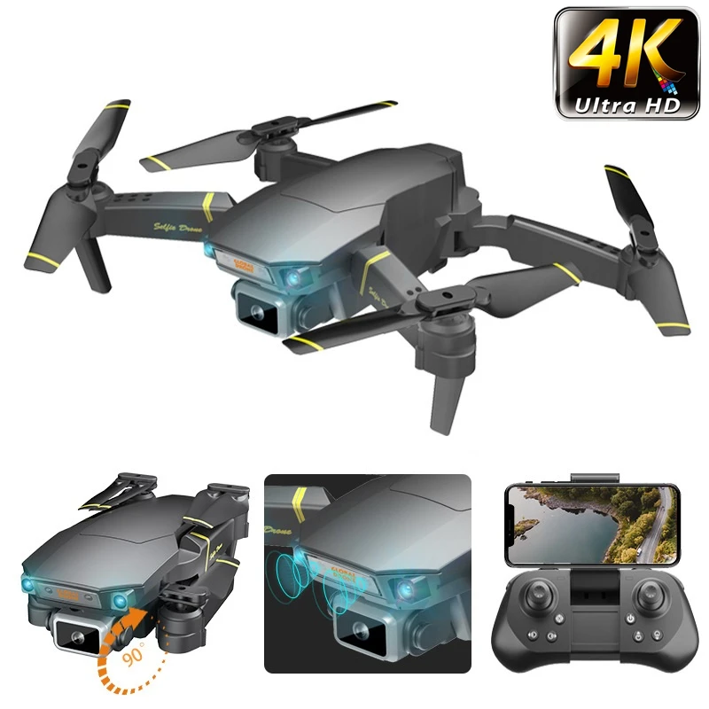Новинка 2020 Дрон 4K GD89 с камерой HD игрушки для удержания высоты FPV Радиоуправляемый