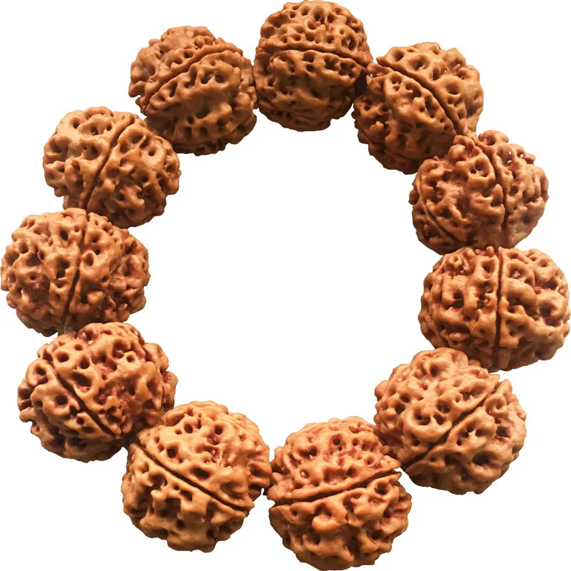 Rudraksha красное мясо donkey kong ручная струна Оригинальное семя 6/7/8 диск Бодхи браслет мужские бусы аксессуары натуральная паста