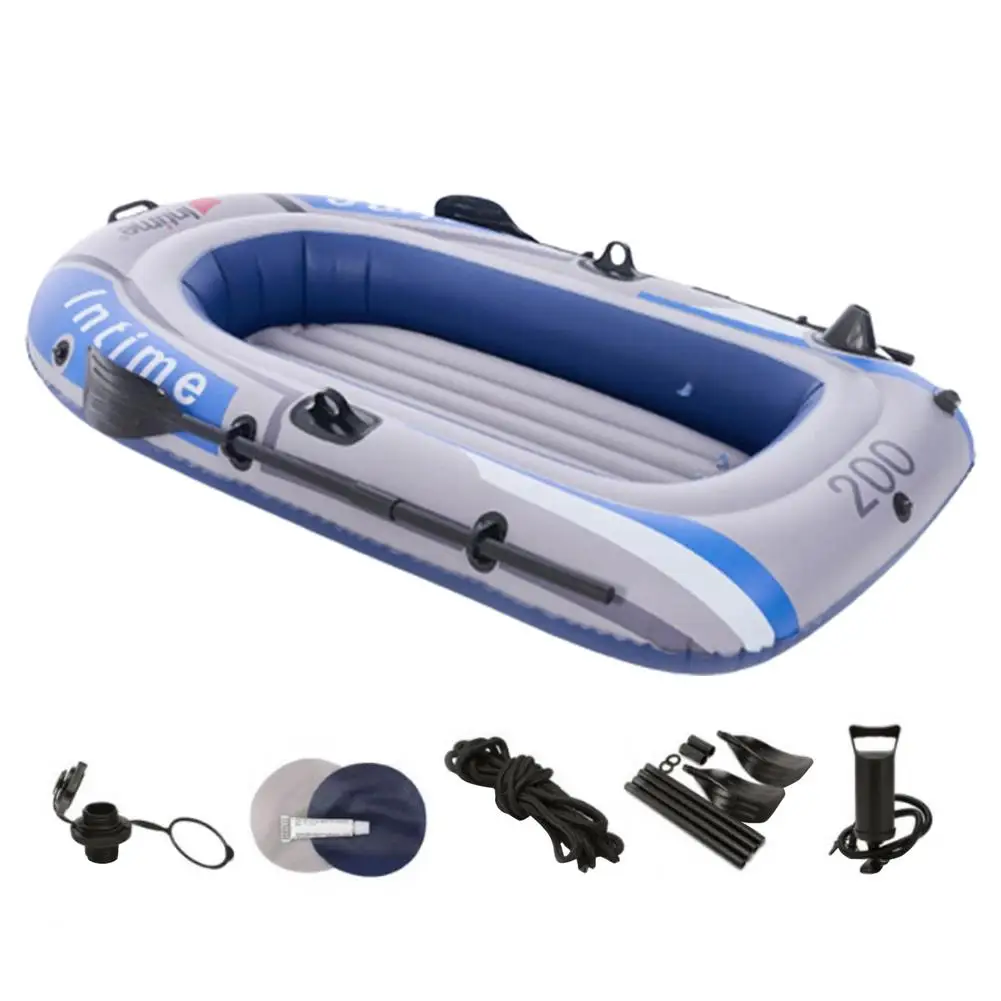 Inflatable Raft Kayak With Air Pump Rope 1