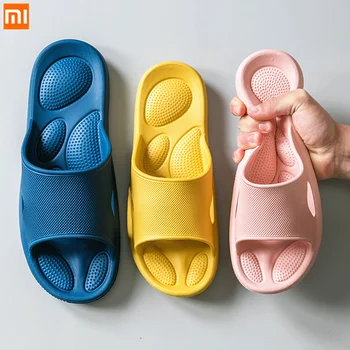 

Xiaomi Women's Home Massage Slippers Female Summer Slides Indoor Bathroom Non-slip Flip Flop Sandals Men Soft Sole Soft Shoes