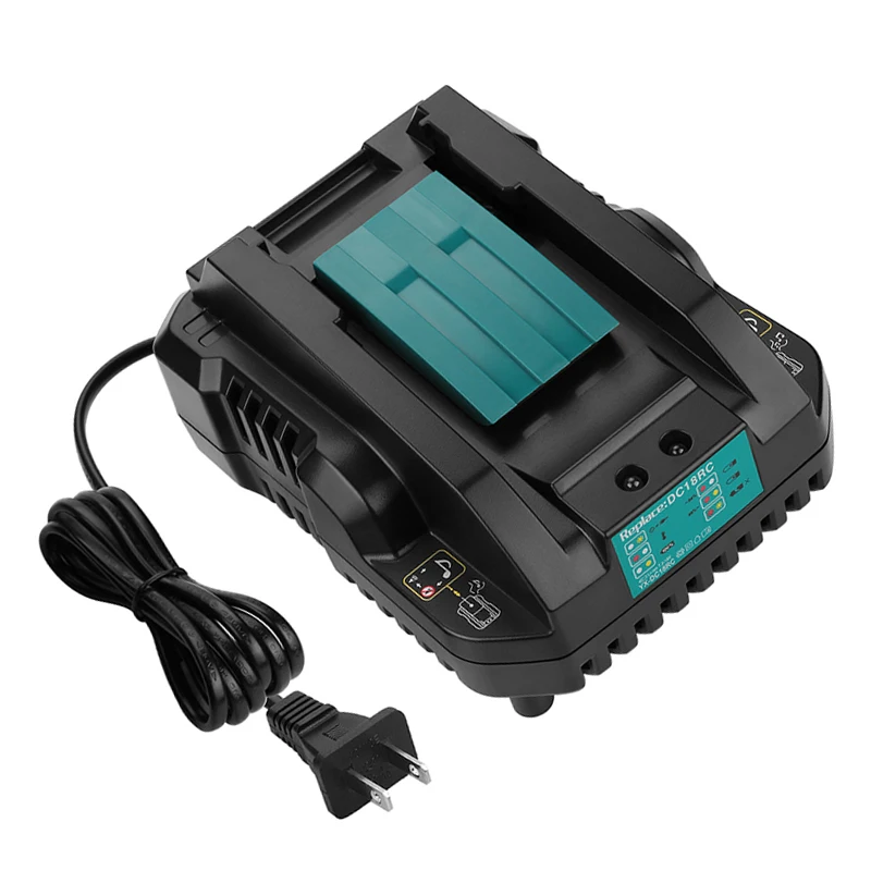 4A зарядное устройство аккумулятора зарядка ток для Dc18Rc 14,4 V 18V li-ion Makita Bl1830 Bl1430 Dc18Rc Dc18Ra электроинструмент батарея Us Plug
