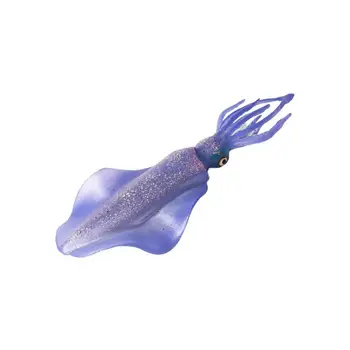 

Original Ocean Sealife Animals Squid Shrimp Collectible Toys Kids Gift Children Learning Toy M7R8