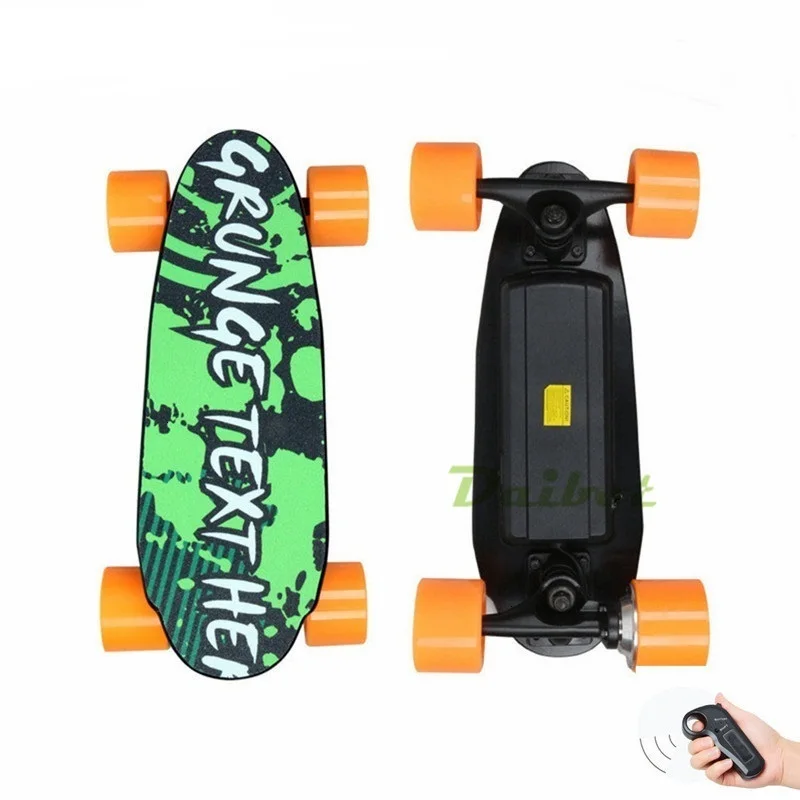 Daibot Adult Electric Scooter Four Wheel Electric Scooters 150W Hub Motor Wireless Bluetooth Remote Mini Longboard Skateboards   (8)