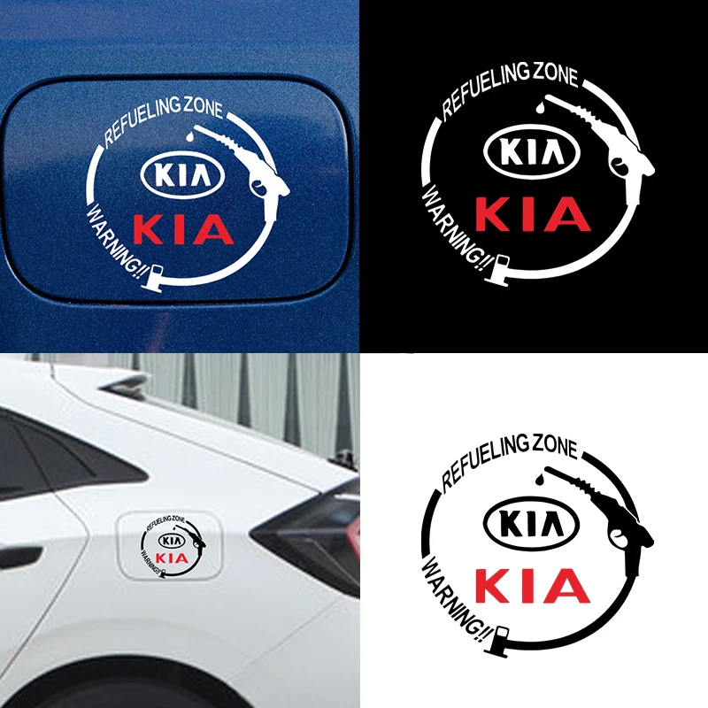 

1pcs Car Styling Fuel Tank Cap Sticker Auto Decoration Decal for KIA K2 K3 K5 Sorento Sportage R Rio Soul Auto Goods Car Gadgets