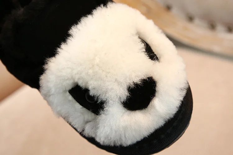 Winter Kids Snow Boots Baby Boys Genuine Leather Shoes Children Fur Boots Girls Black Brand Boots Fashion Warm Boots Soft New