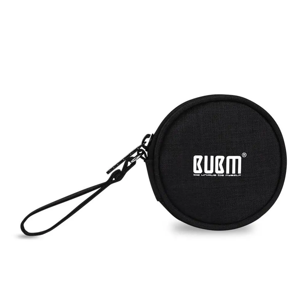 Round gray TUUTH нейлоновый кабель USB сумка органайзер для путешествия для наушников USB сумка для хранения цифровой портативный молнии аксессуары зарядное устройство данных - Цвет: Round gray