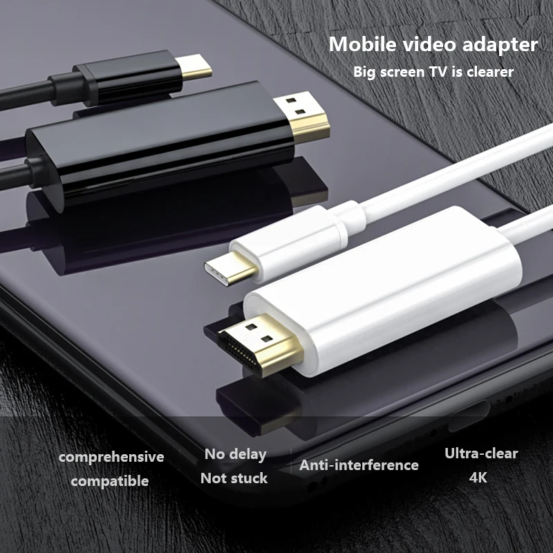 LHMZNIY 1 8 м USB C HDMI кабель Тип папа адаптер 4 К конвертер для ноутбуков MacBook