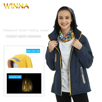 

Unisex Winter Heating Jackets Waterproof Electric Thermal Clothing Heated Hiking Jackets for Outdoor Climbing Skiing Camping
