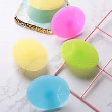 1/5 шт Силиконовая щетка для очистки лица Мягкий спонж для очищения лица затяжек уход за кожей лица макияж прокладки можно стирать, маска для удаления угрей кисточек для пудры