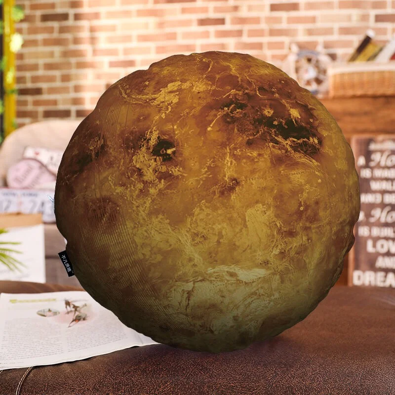 Venus Подушка с 3D планетой, солнечная система, солнце, луна, земля, декоративная подушка для детской комнаты, диван, кровать, подушка, подарок для мальчика, солнце, луна, земля - Цвет: Venus