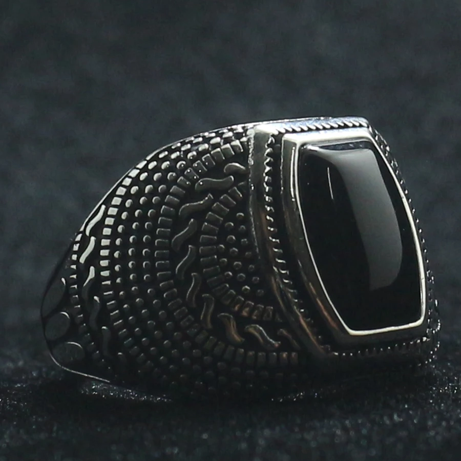 

Cool 925 Silver Vintage Stone Newest Ring