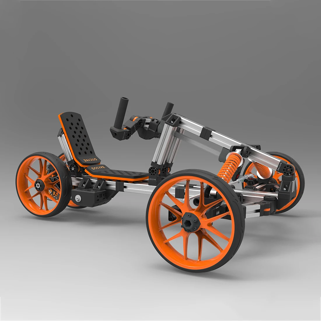 Docyke 10 в 1 гоночный набор креативные DIY поездки сборка электрический велосипед для
